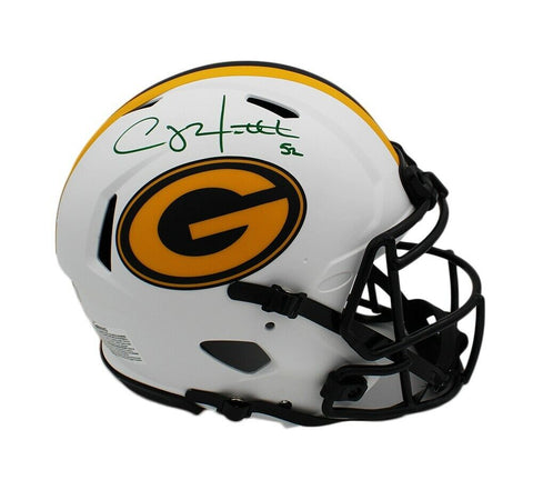 Clay Matthews Signed Green Bay Packers Speed Authentic Lunar NFL Helmet
