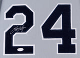 Tino Martinez Signed Yankees 35x43 Custom Framed Jersey (JSA COA) 4x World Champ