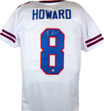O.J. Howard Autographed White Pro Style Jersey-Beckett W Hologram *Silver