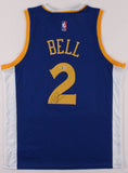 Jordan Bell Signed Golden State Warriors Custom Style Jersey (Beckett COA)