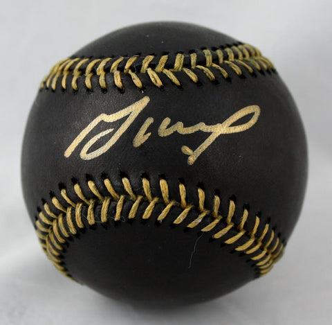 Jose Altuve Autographed Rawlings OML Black Baseball- JSA Witnessed Auth