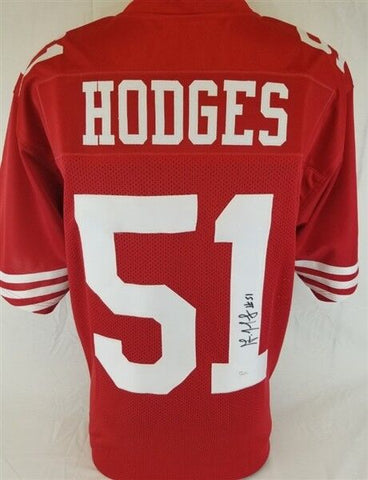Gerald Hodges Signed San Francisco 49ers Custom Jersey (JSA COA) Linebacker