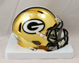 Jace Sternberger Autographed Green Bay Packers Chrome Mini Helmet - JSA W Auth