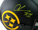 Chase Claypool Autographed Steelers F/S Eclipse Authentic Helmet- Beckett W Auth