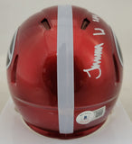 Travon Walker Signed Georgia Bulldogs Flash Mini Helmet (Beckett) 2022 #1 Pick