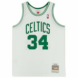 PAUL PIERCE Autographed "HOF '21" Celtics White Mitchell & Ness Jersey FANATICS