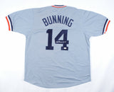 Jim Bunning Signed Detroit Tigers Jersey Inscribed "HOF 96" (JSA COA) HOF 1996