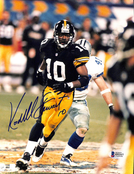 Steelers Kordell Stewart Authentic Signed 8x10 Photo Autographed BAS 1