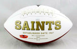 Ricky Williams Autographed New Orleans Saints Logo Football w/SWED - JSA W Auth