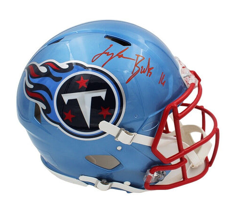 Treylon Burks Signed Tennessee Titans Speed Authentic Flash NFL Helmet