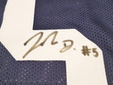 PENN STATE NITTANY LIONS JAHAN DOTSON AUTOGRAPHED BLUE JERSEY BECKETT BAS 203016
