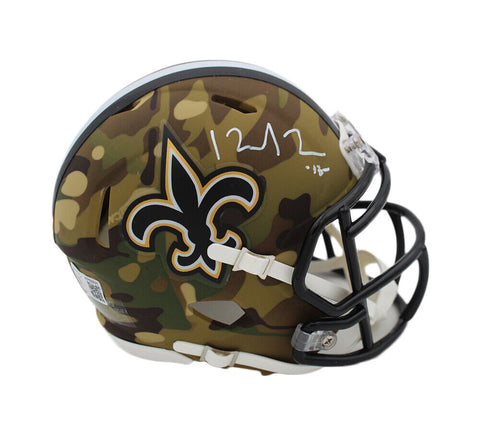 Mike Thomas Signed New Orleans Saints Speed Camo NFL Mini Helmet