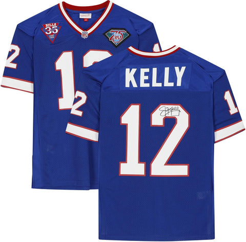 Jim Kelly Buffalo Bills Signed Blue Mitchell & Ness 1994 Authentic Jersey