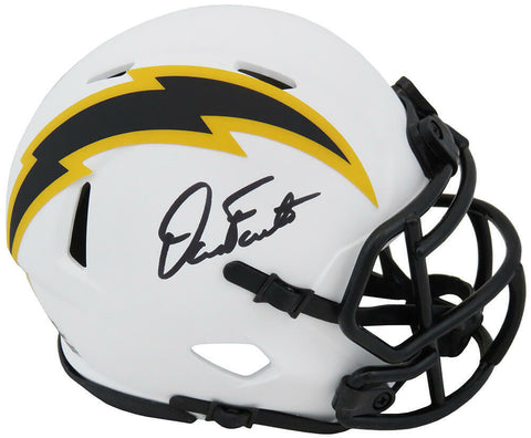 Dan Fouts Signed Chargers Lunar Eclipse Riddell Speed Mini Helmet (SCHWARTZ COA)