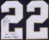 Harrison Smith Signed Notre Dame Fightin Irish Jersey PLAY LIKE A CHAMPION TODAY