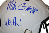 Mike Gesicki Autographed Penn State F/S Speed Helmet We Are Beckett 34903