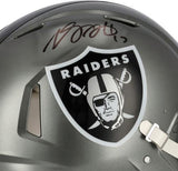 Davante Adams Las Vegas Raiders Signed Flash Alternate Auth. Helmet