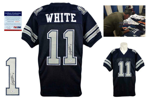 Danny White Autographed SIGNED Jersey - Beckett - TB