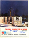Charley Trippi & Art Donovan Signed 1968 Football's Greatest Magazine BAS 38062
