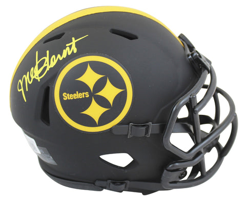 Steelers Mel Blount Authentic Signed Eclipse Speed Mini Helmet BAS Witnessed
