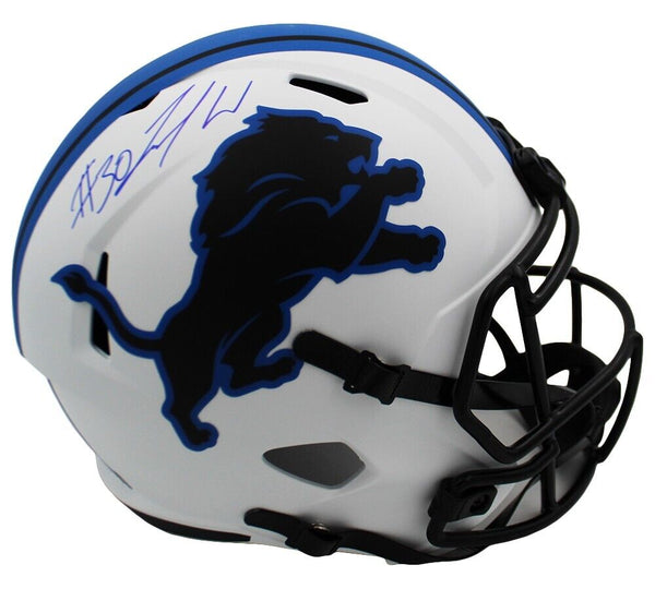 Jamaal Williams Signed Detroit Lions Speed Full Size Lunar NFL Helmet