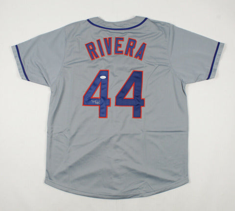 Rene Rivera Signed New York Mets Jersey (JSA COA) Mets Catcher (2016-2020)