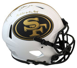 49ers Patrick Willis & Frank Gore Signed Lunar F/S Speed Proline Helmet BAS Wit