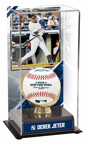 Derek Jeter New York Yankees Display Case with Image