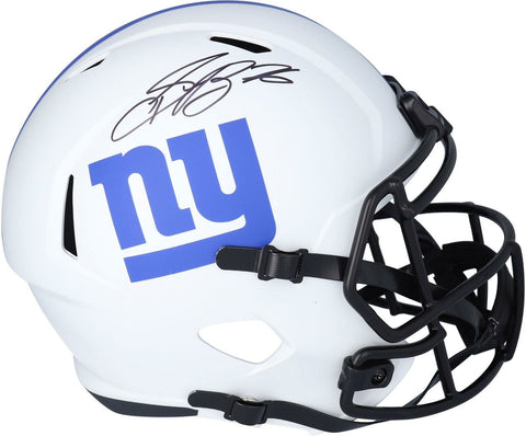 Saquon Barkley New York Giants Signed Lunar Eclipse Alternate Replica Helmet