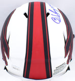 O.J. Simpson Autographed Buffalo Bills Lunar Speed Mini Helmet- JSA W *Blue