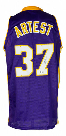 Ron Artest Signed Los Angeles Lakers Jersey (Beckett) A.K.A Meta World Peace