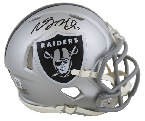 Raiders Davante Adams Authentic Signed Speed Mini Helmet BAS Witnessed
