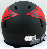 Emmitt Smith Autographed Cardinals Eclipse Speed Mini Helmet- Beckett W Hologram