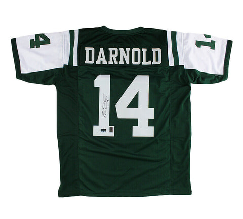 Sam Darnold Signed New York Custom Green Jersey