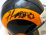 Flipper Anderson Autographed LA Rams 81-99 TB Mini Helmet- JSA W Auth *Black