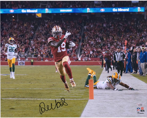 Deebo Samuel San Francisco 49ers Signed 16x20 Red Touchdown Photo