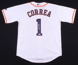 Carlos Correa Signed Houston Astros Jersey (JSA COA) 2015 Rookie of the Year