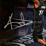 KYRIE IRVING Autographed Nets "Finger Roll" 16" x 20" Photograph PANINI LE 1/111