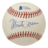 Willie Mays Monte Irvin Dual Signed Giants Baseball BAS LOA AA05931