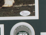 Joe Namath Signed Framed 16x20 New York Jets Photo JSA ITP