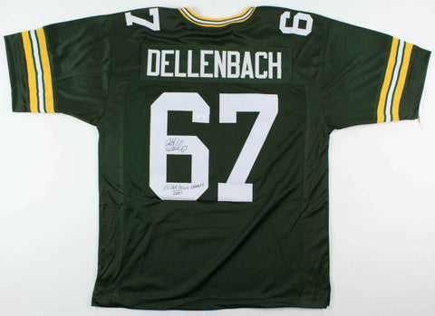 Jeff Dellenbach Signed Green Bay Packers Jersey Super Bowl Champs XXXI (JSA COA)