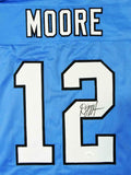DJ Moore Autographed Blue Pro Style Jersey - JSA W Auth *2