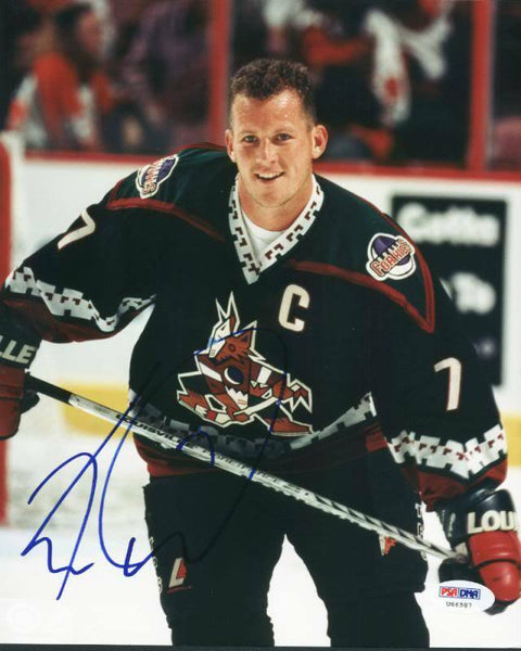 Coyotes Keith Tkachuk Signed Authentic 8X10 Photo Autographed PSA/DNA #U66587