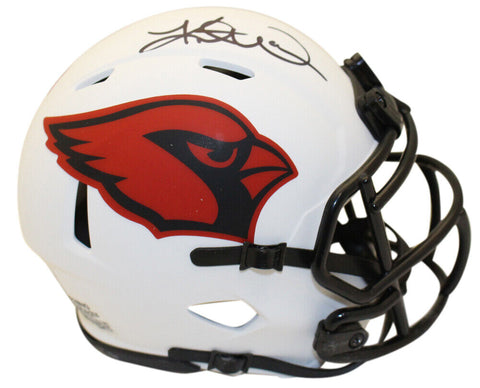 Kurt Warner Autographed Arizona Cardinals Lunar Mini Helmet Beckett 36325