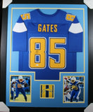 ANTONIO GATES (Chargers rush TOWER) Signed Autographed Framed Jersey Beckett