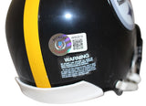 Jack Lambert Autographed Pittsburgh Steelers VSR4 Mini Helmet Beckett 39026