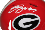 Quay Walker Autographed Georgia Bulldogs Speed Mini Helmet Beckett 38206