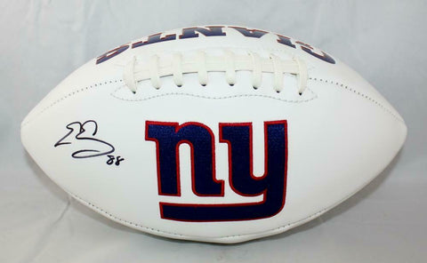 Evan Engram Autographed New York Giants Logo Football- JSA Authenticated