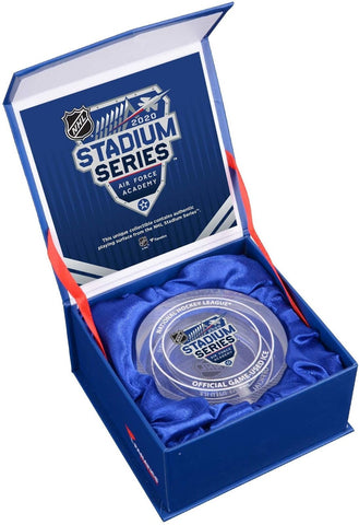 2020 NHL Stadium Series Kings Crystal Puck Filled w/Ice 2020 Stadium Series