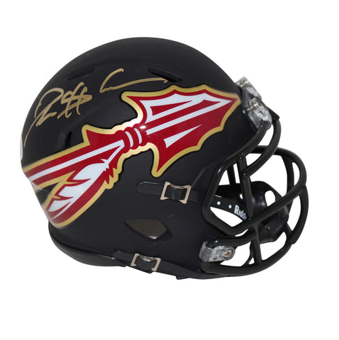 Deion Sanders Autographed Florida State Seminoles AMP Mini Helmet BAS 30562